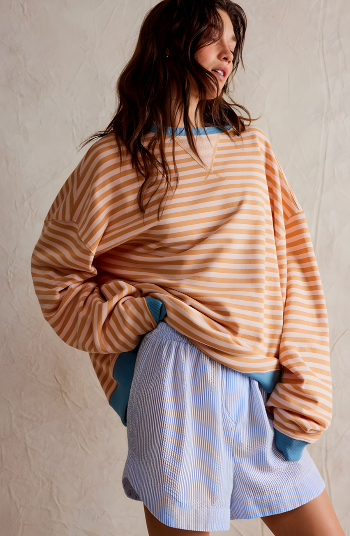 SANNE | STRIPED SWEATSHIRT