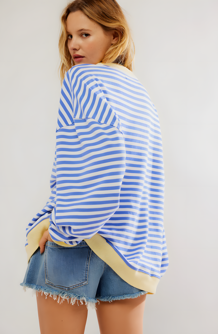 SANNE | STRIPED SWEATSHIRT