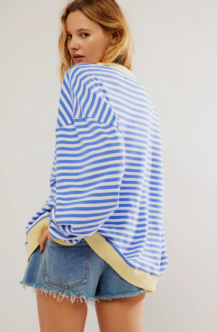 Mana | Striped oversized sweater