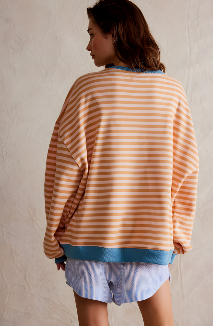 SANNE | STRIPED SWEATSHIRT