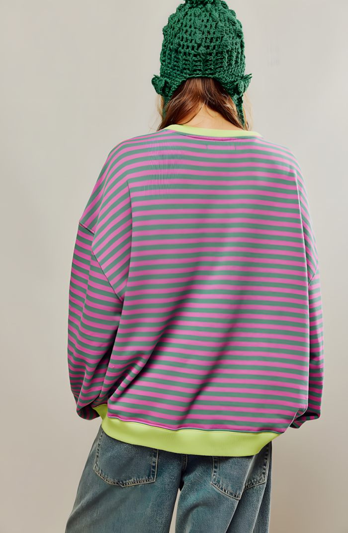 SANNE | STRIPED SWEATSHIRT