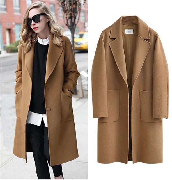 Helen | Long Loose Autumn Coat