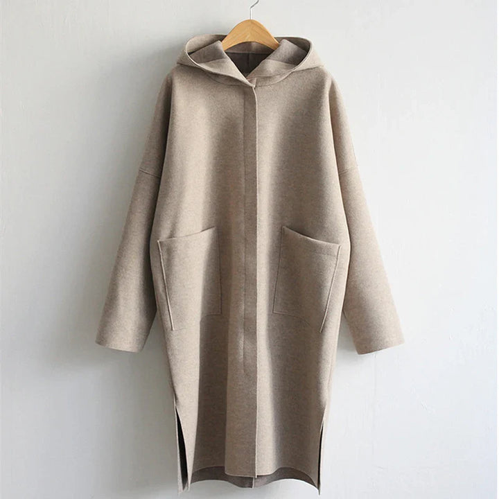 Larah | Long Sleeve Hooded Coat