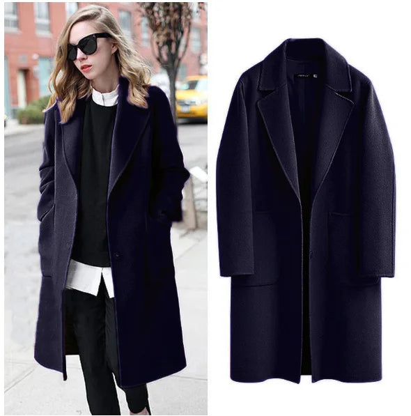 Helen | Long Loose Autumn Coat