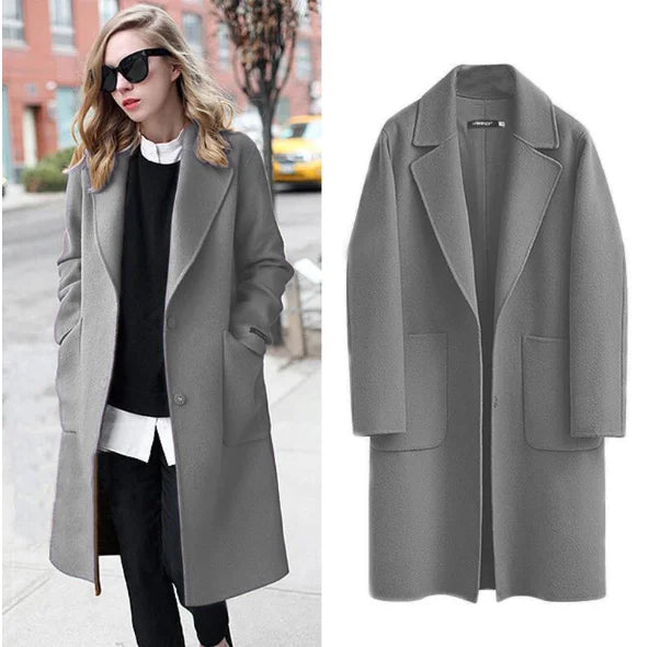 Helen | Long Loose Autumn Coat