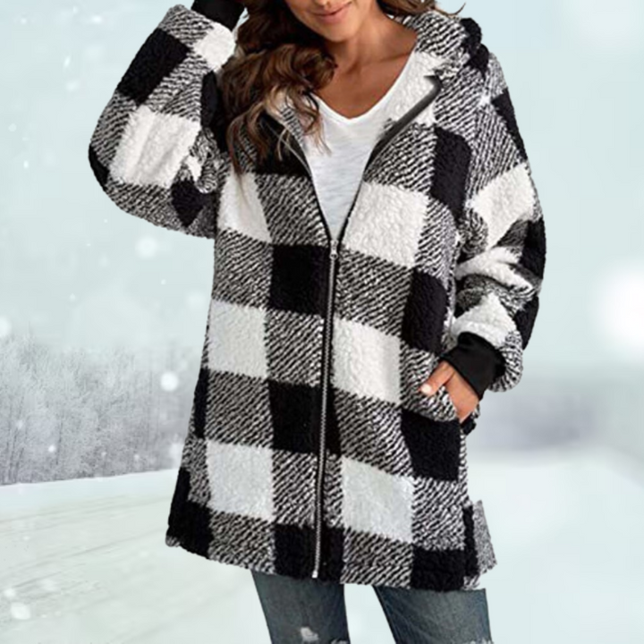 Balbina | Cozy Checkered Jacket