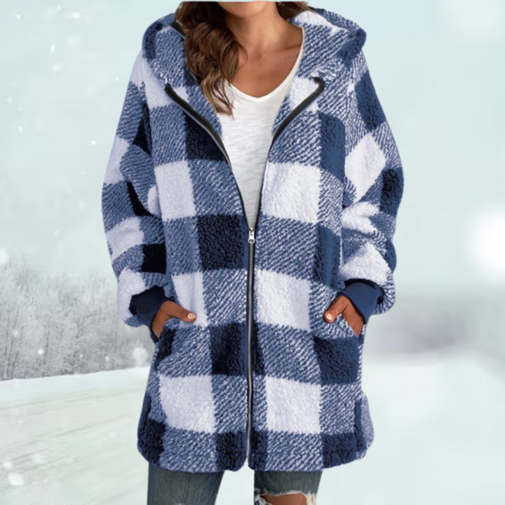 Balbina | Cozy Checkered Jacket