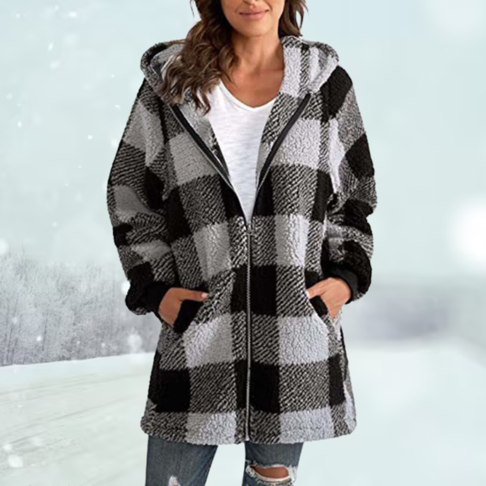 Balbina | Cozy Checkered Jacket