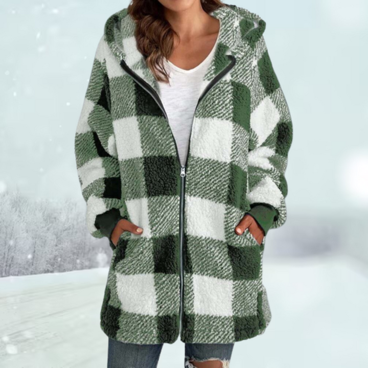 Balbina | Cozy Checkered Jacket